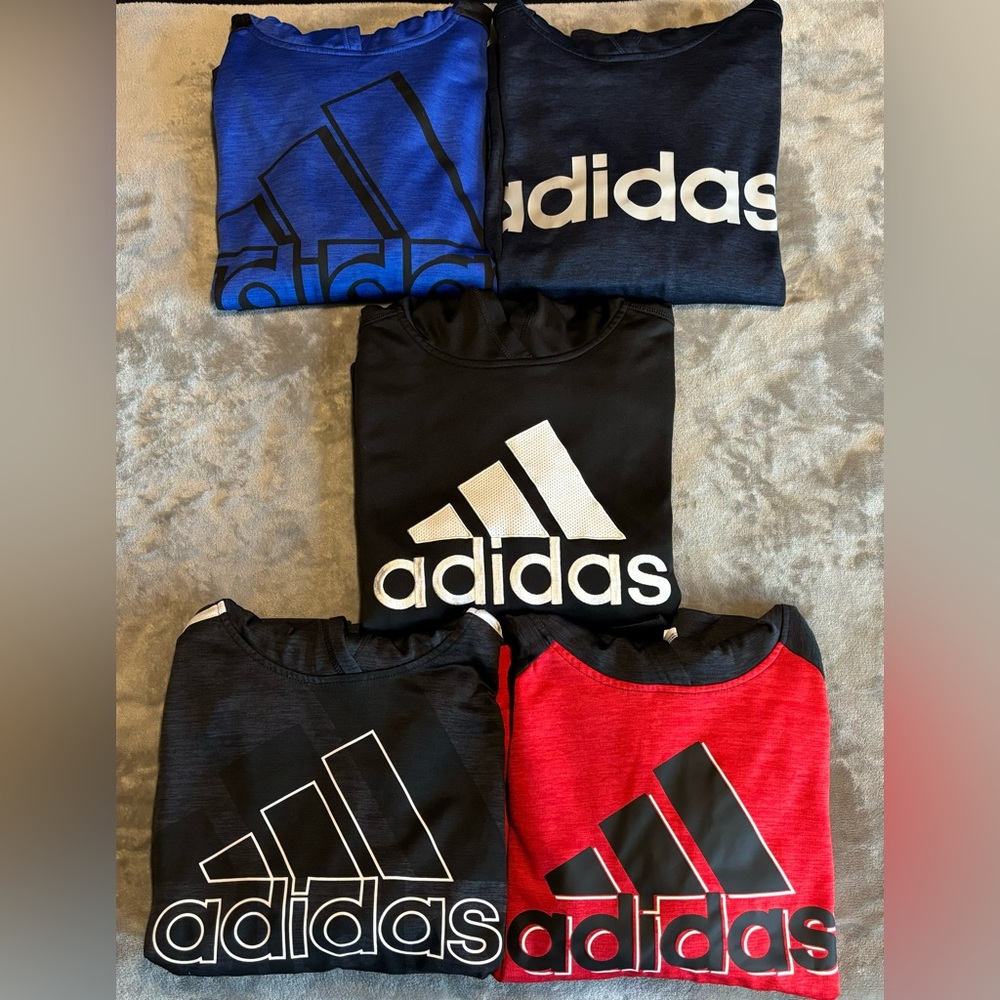 Boys Addidas hoodie lot size lg 14/16